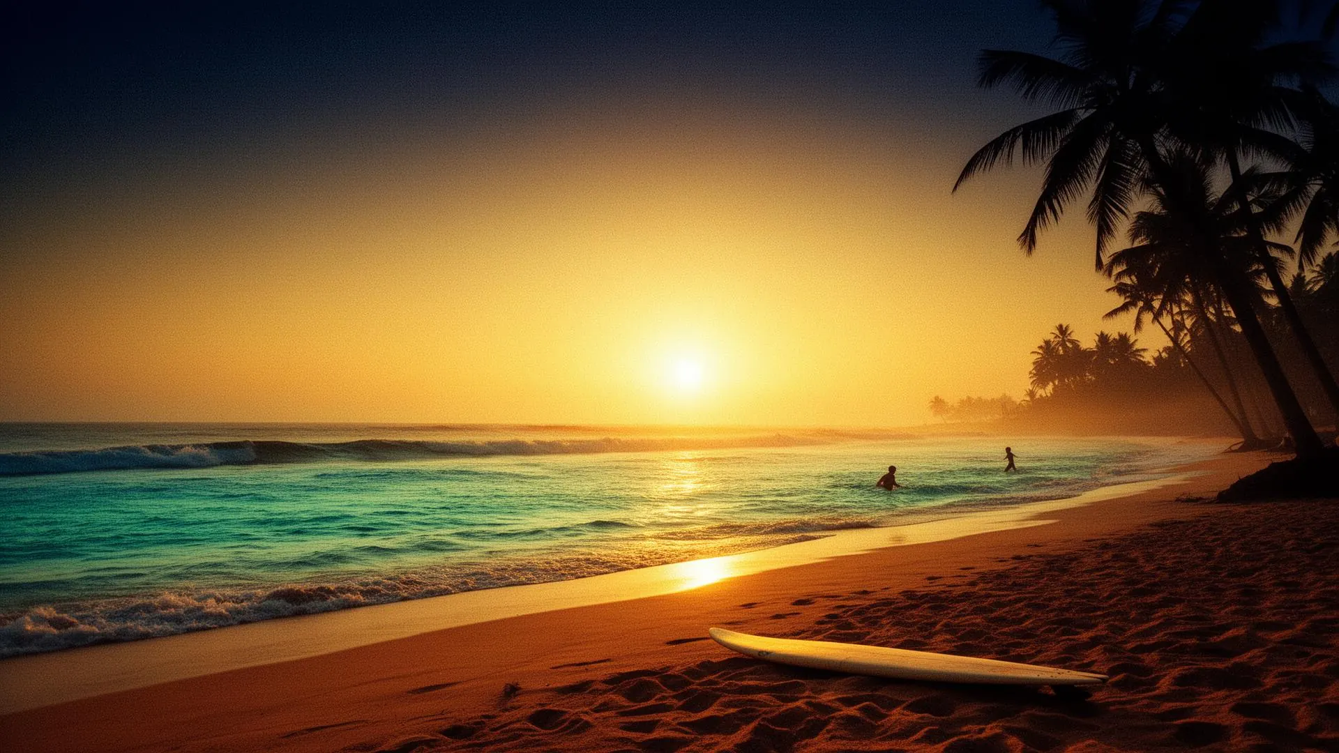 Sunrise surf