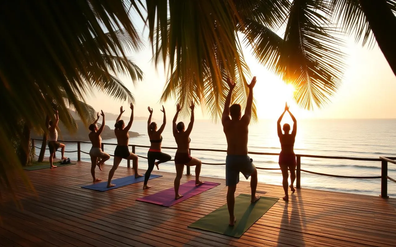 Sunrise yoga at Wake N Flow